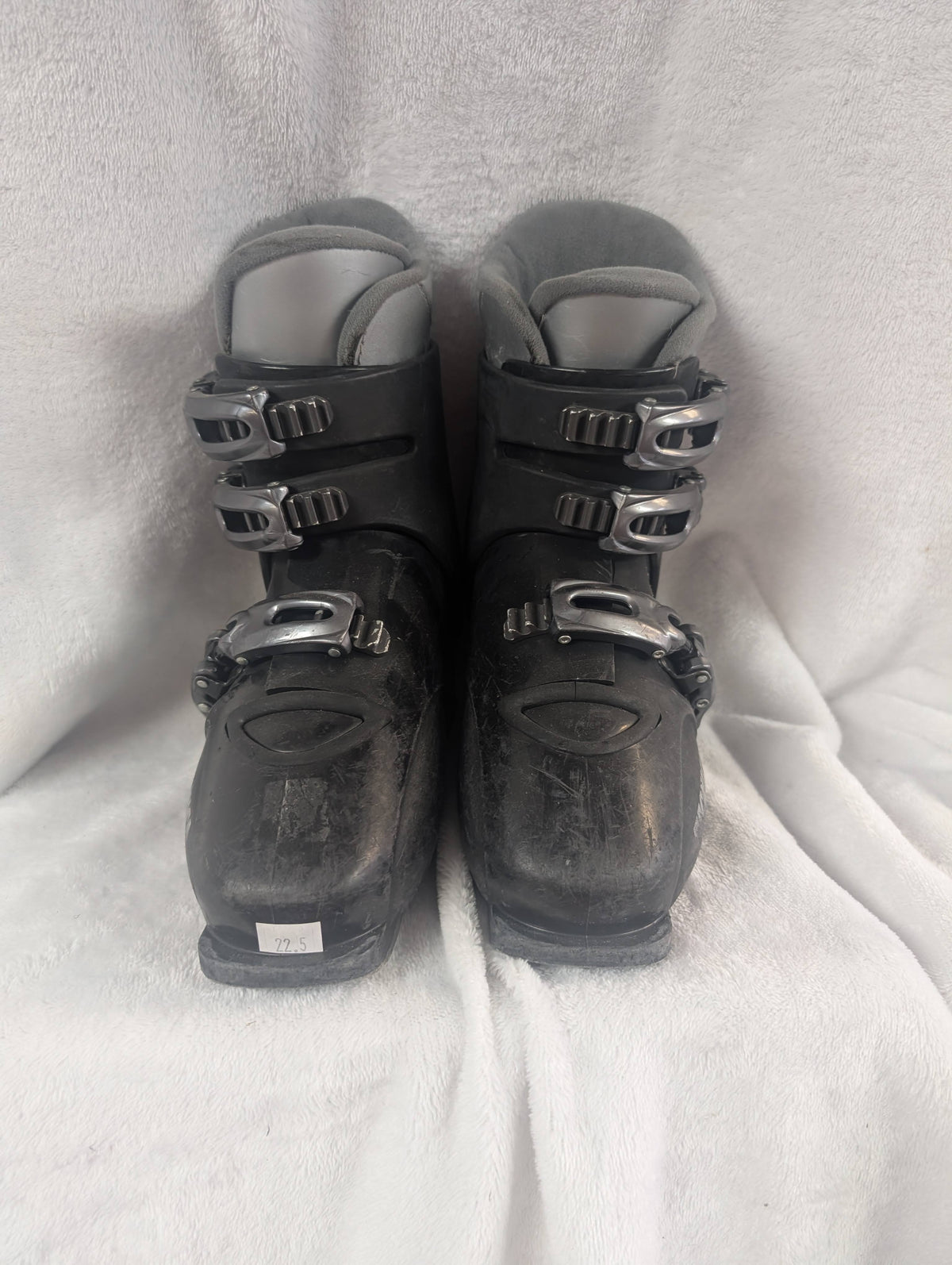 Tecnica TJR Super Ski Boots Size 22.5 Color Black Condition Used