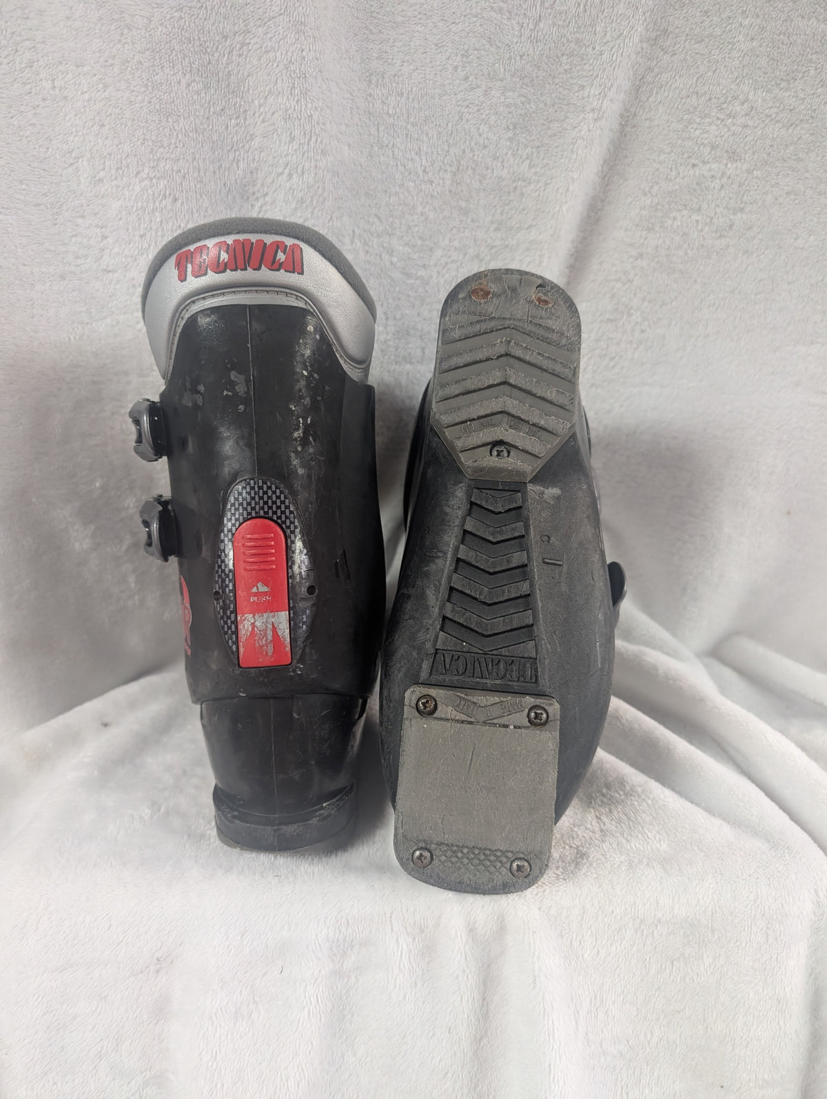 Tecnica TJR Super Ski Boots Size 22.5 Color Black Condition Used