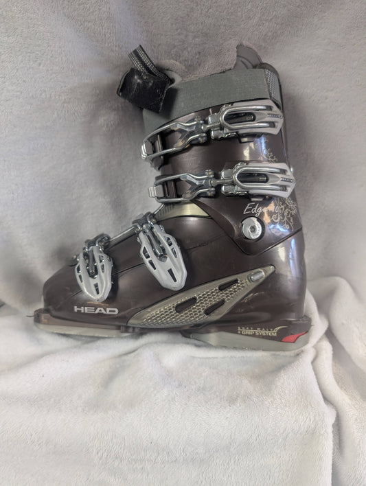 Head Edge 10 Ski Boots Size 24.5 Color Brown Condition Used