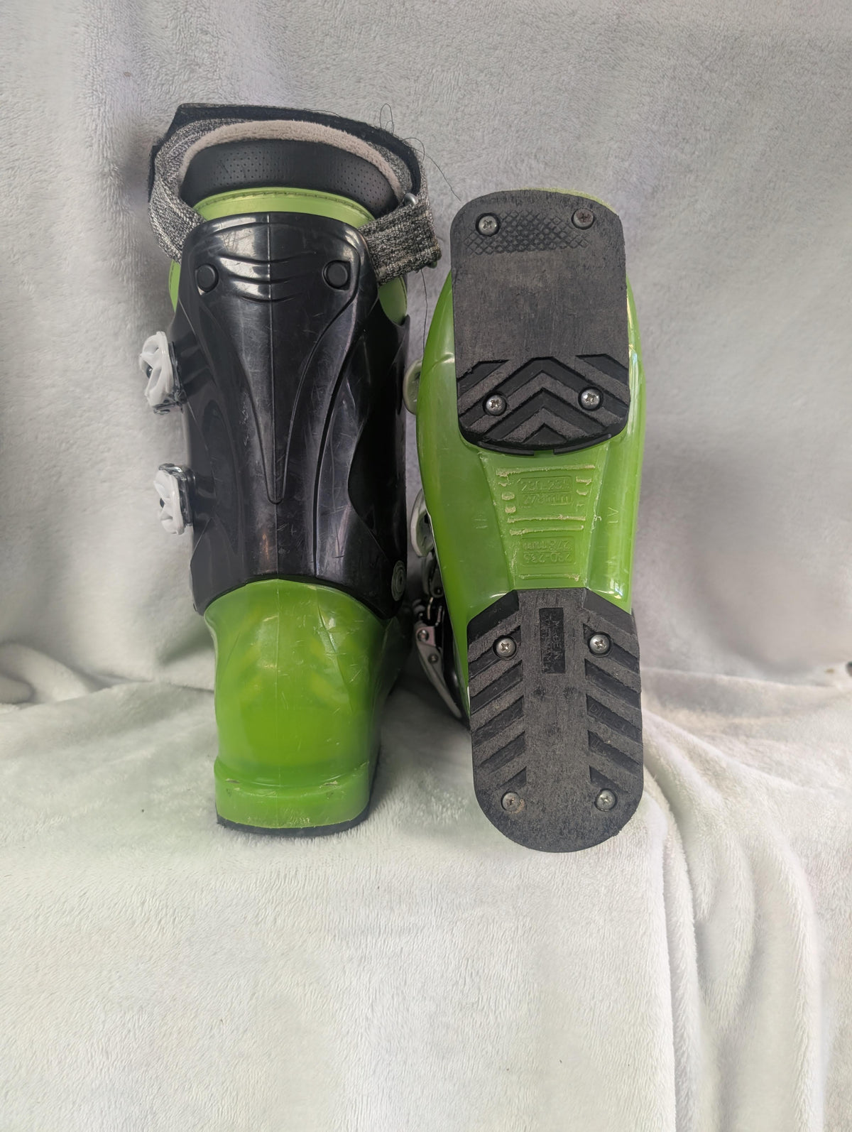 Nordica Patron Team Ski Boots Size 23.5 Color Green Condition Used