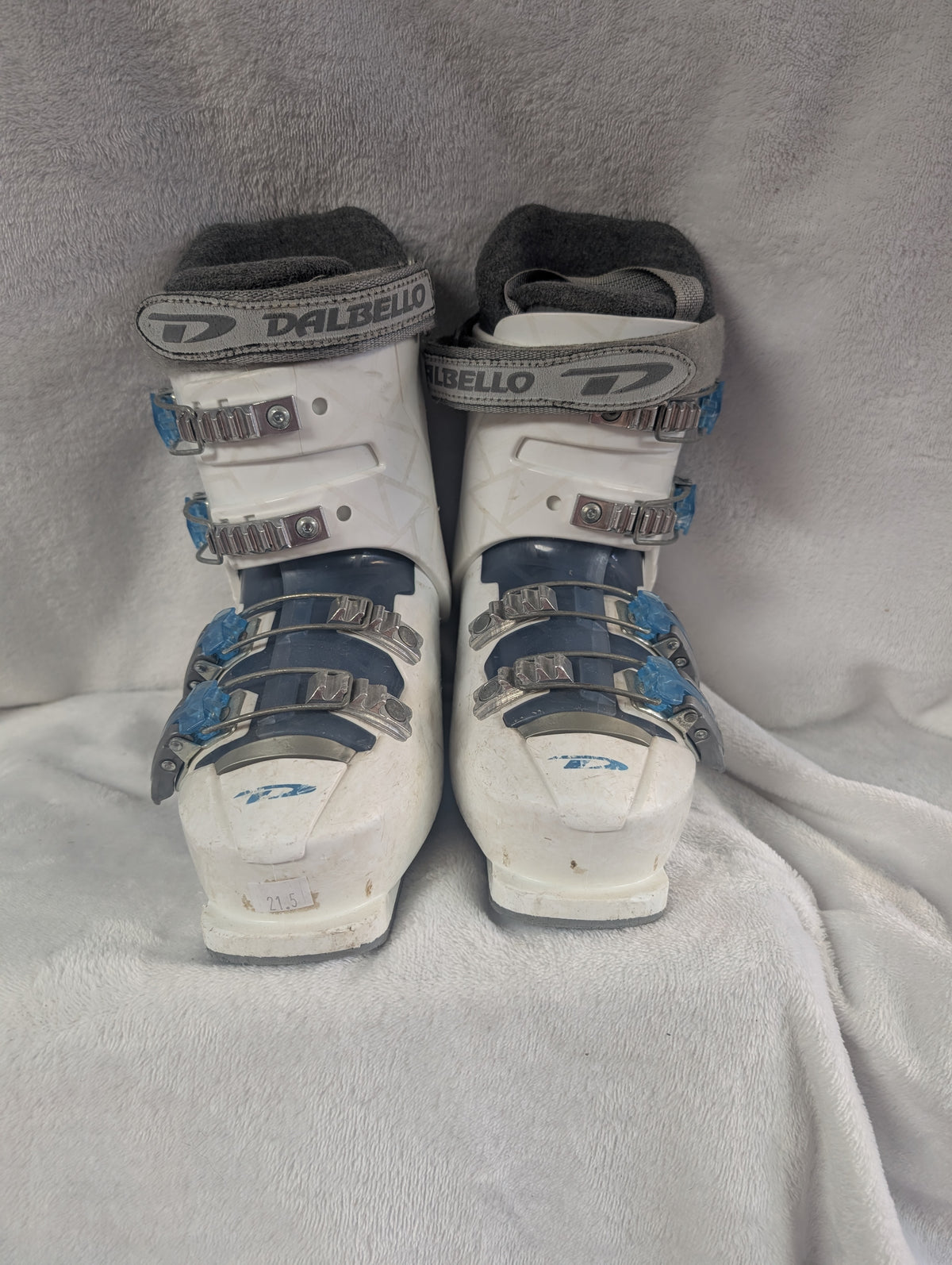 Dalbello Elle Sport Women's Ski Boots Size 21.5 Color White Condition Used