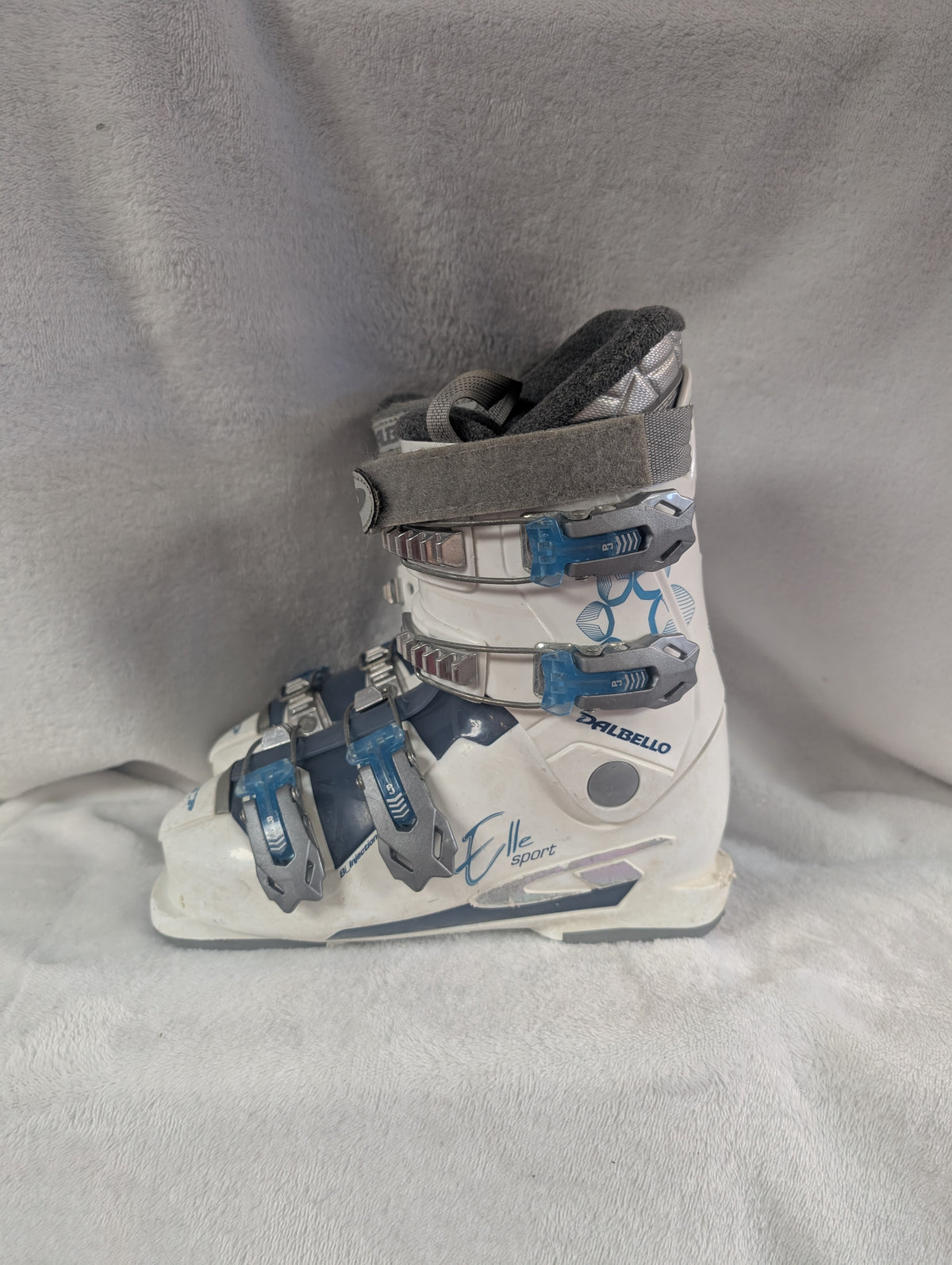 Dalbello Elle Sport Women's Ski Boots Size 21.5 Color White Condition Used