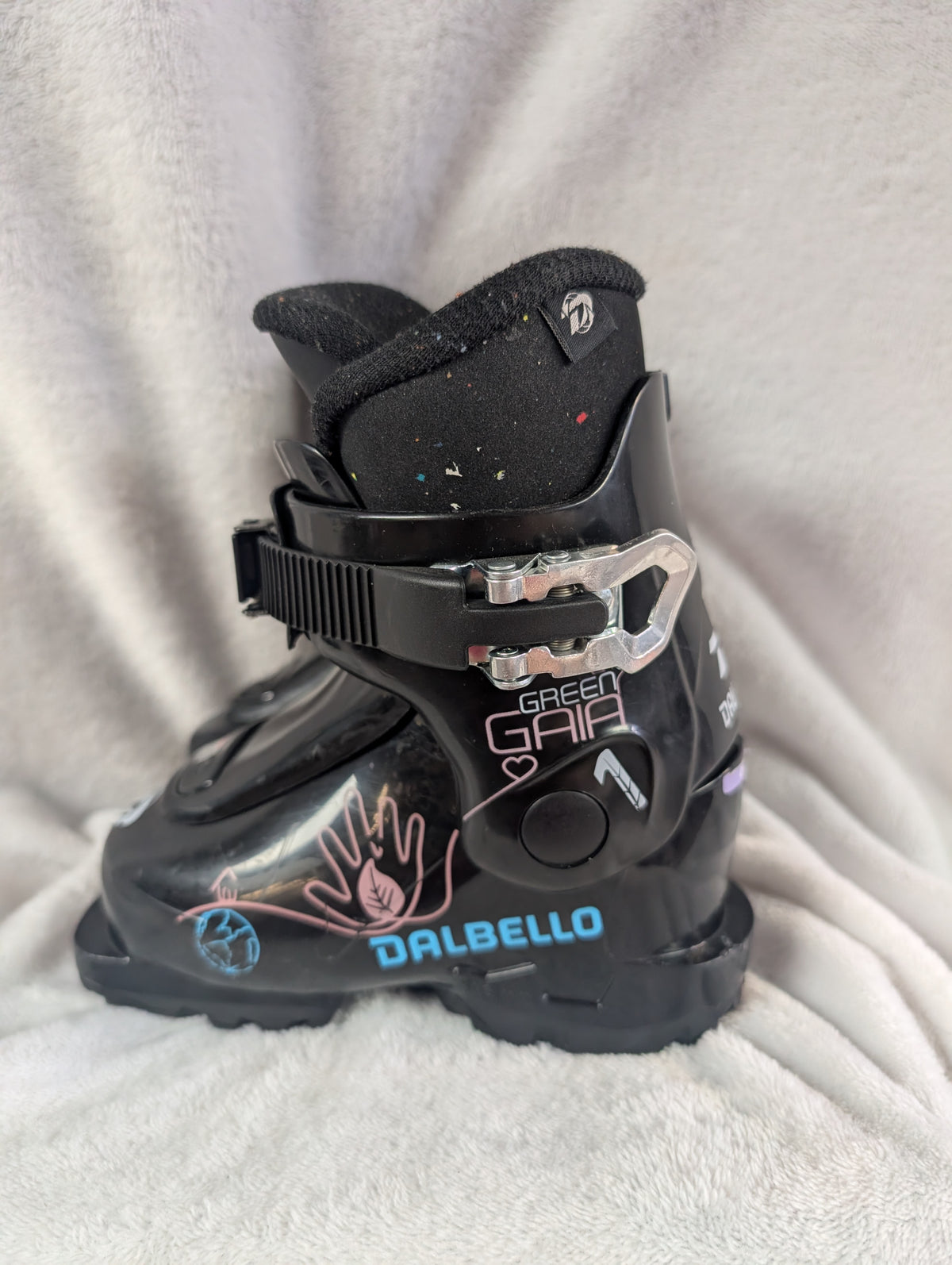 Dalbello Green GAIA1 Ski Boots Size 15.5 Color Black Condition Used