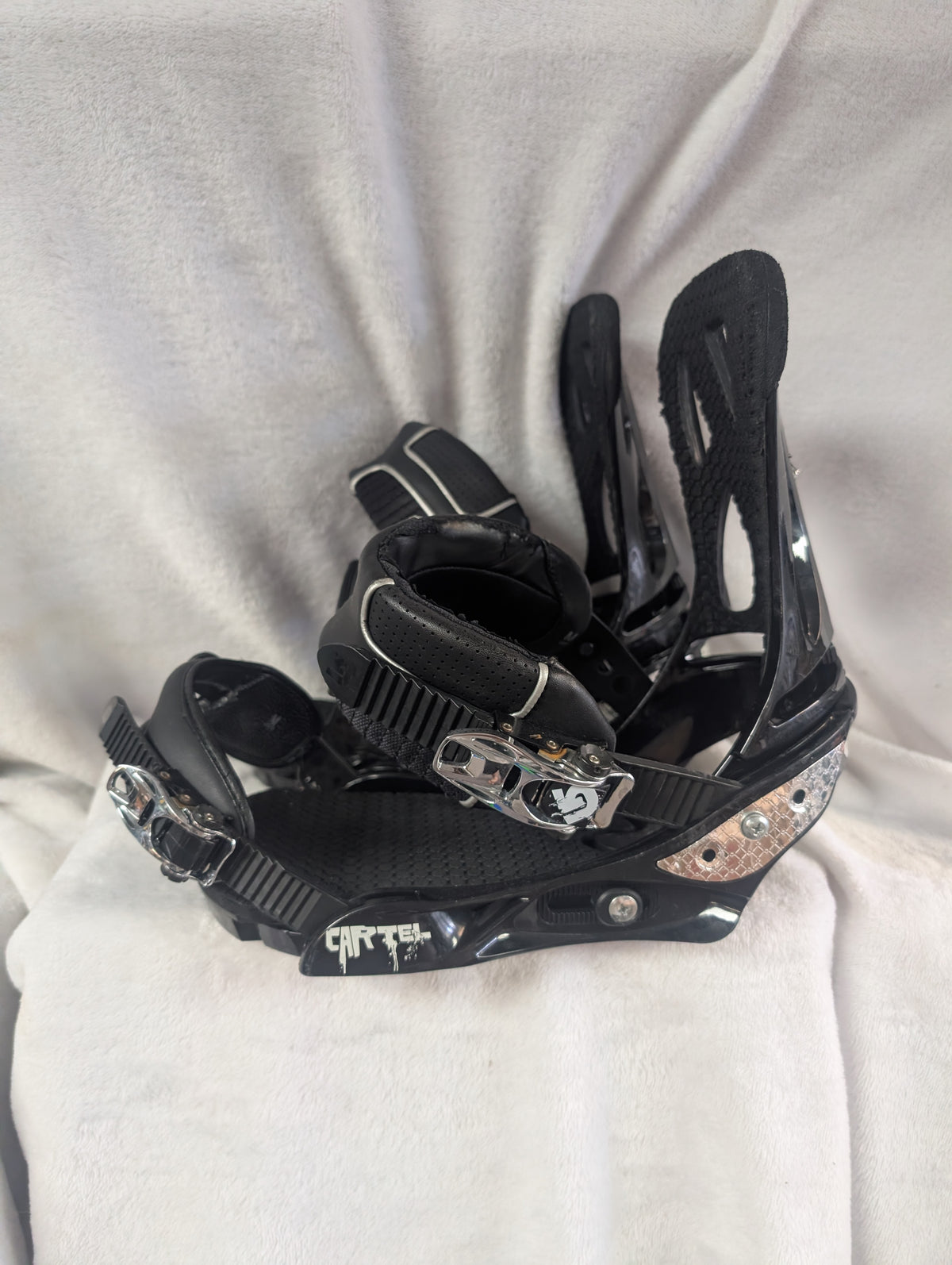 Burton Cartel Snowboard Bindings Size Medium Color Black Condition Used