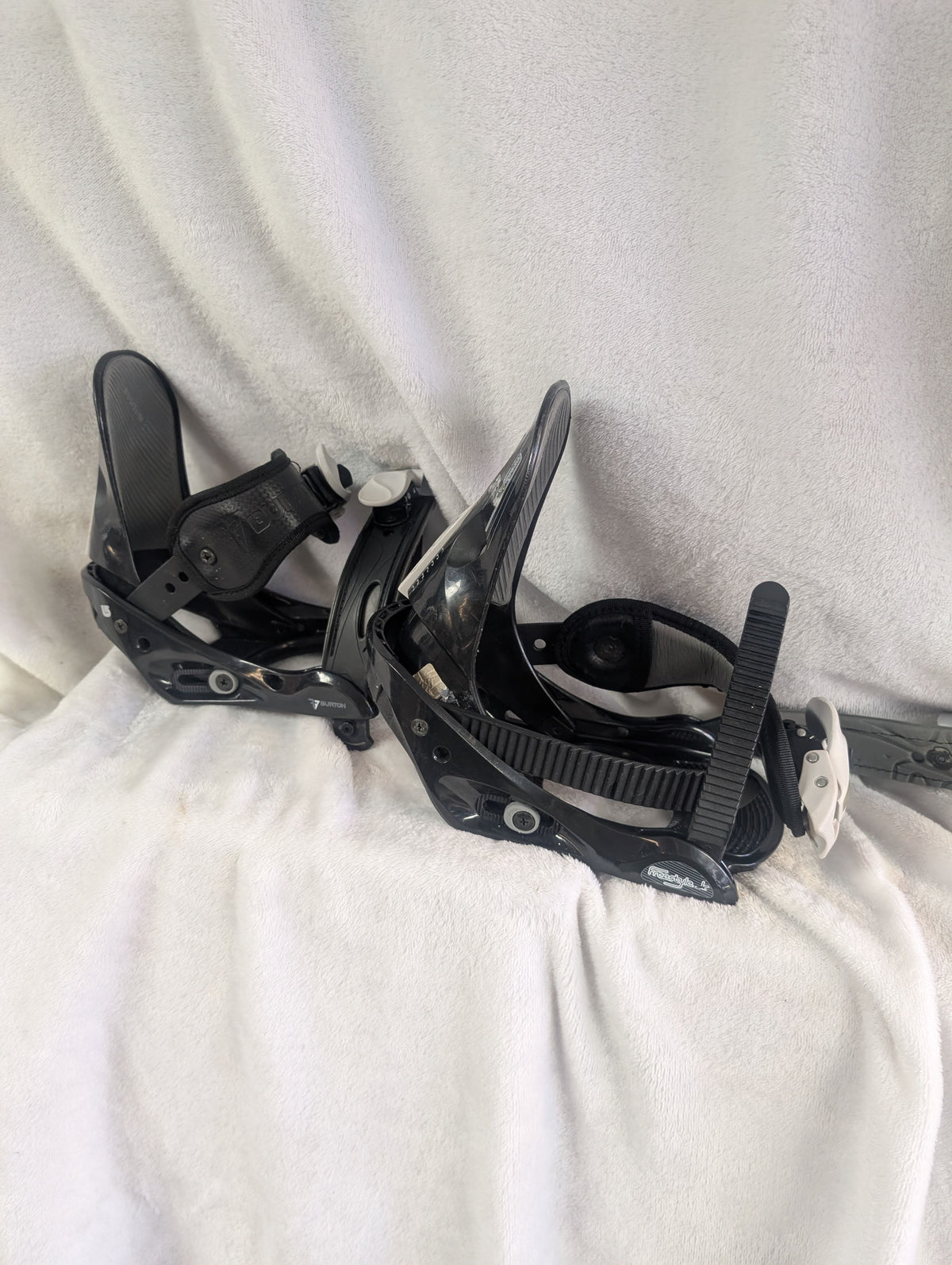 Burton Freestyle Jr Snowboard Bindings Size Small Color Black Condition Used