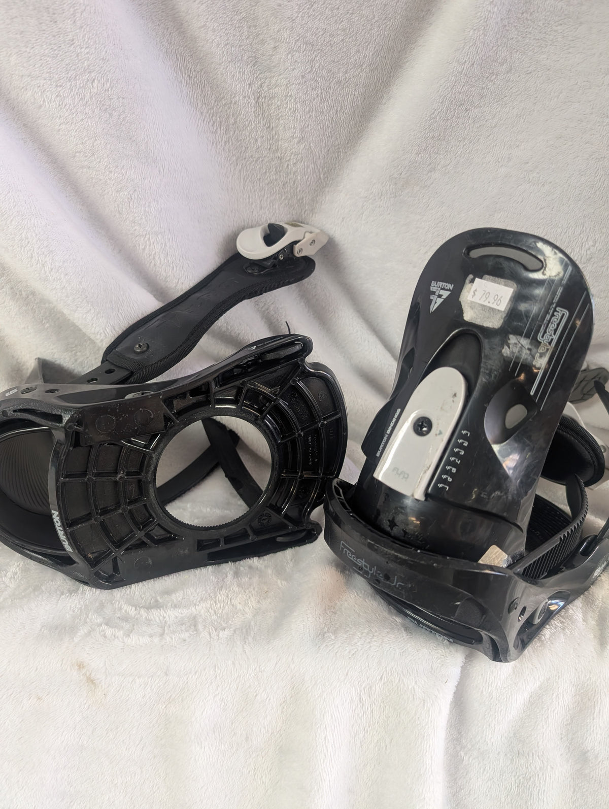 Burton Freestyle Jr Snowboard Bindings Size Small Color Black Condition Used