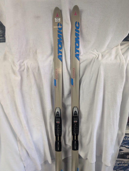 Atomic Sierra Touring Cross Country XC Skis with NNN BC Bindings Size 170 cm Color Blue Condition Used