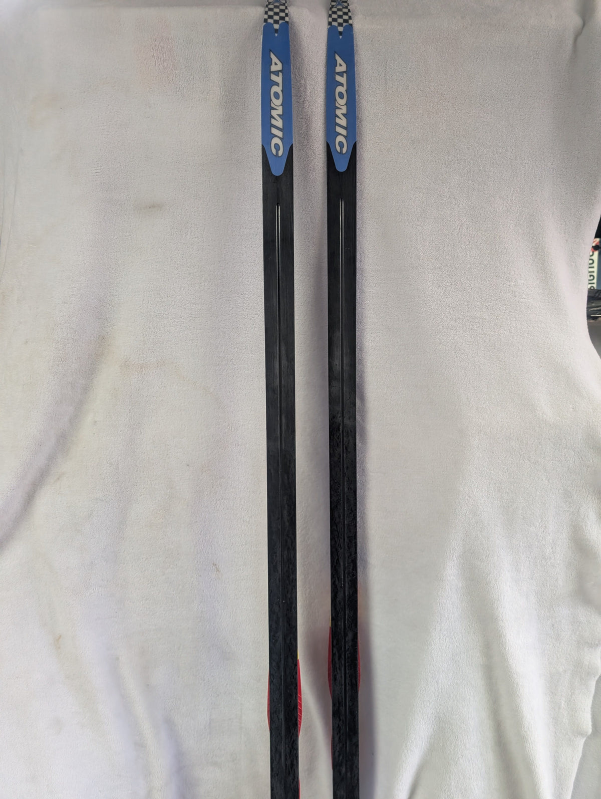 Atomic Beta Race Cross Country XC Skis with NNN Bindings Size 201cm Color Blue Condition Used