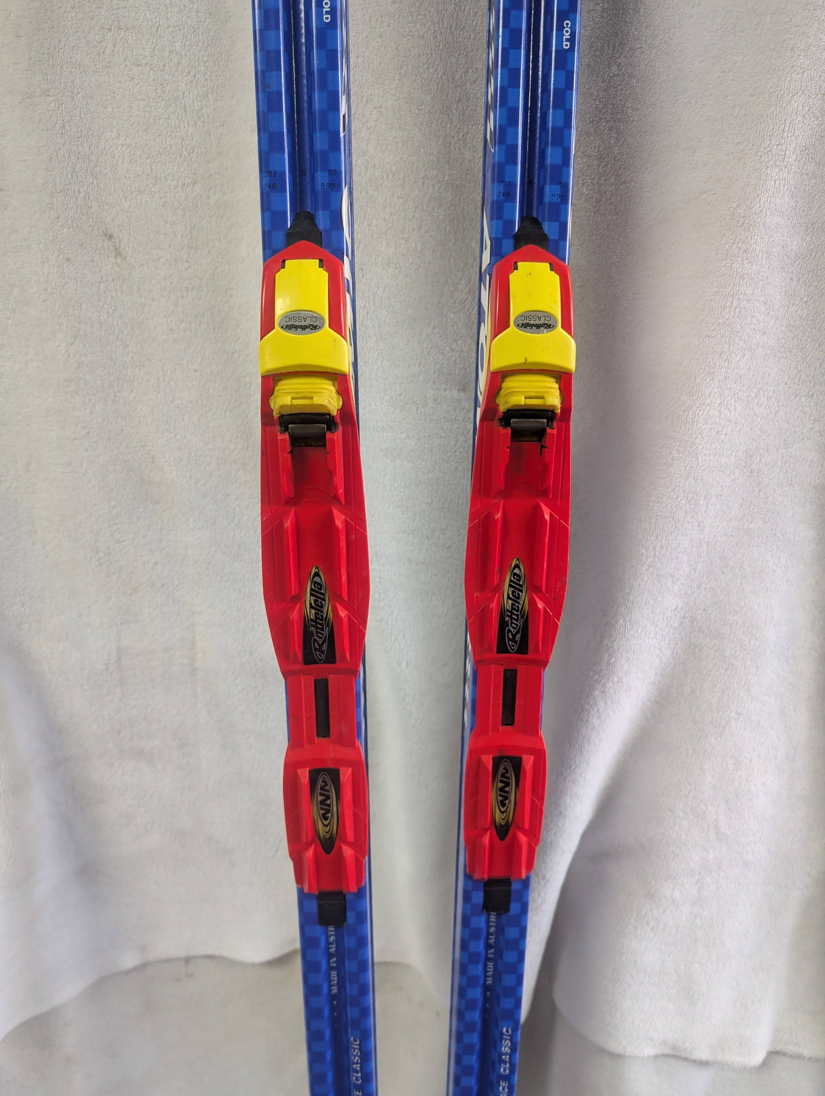 Atomic Beta Race Cross Country XC Skis with NNN Bindings Size 201cm Color Blue Condition Used