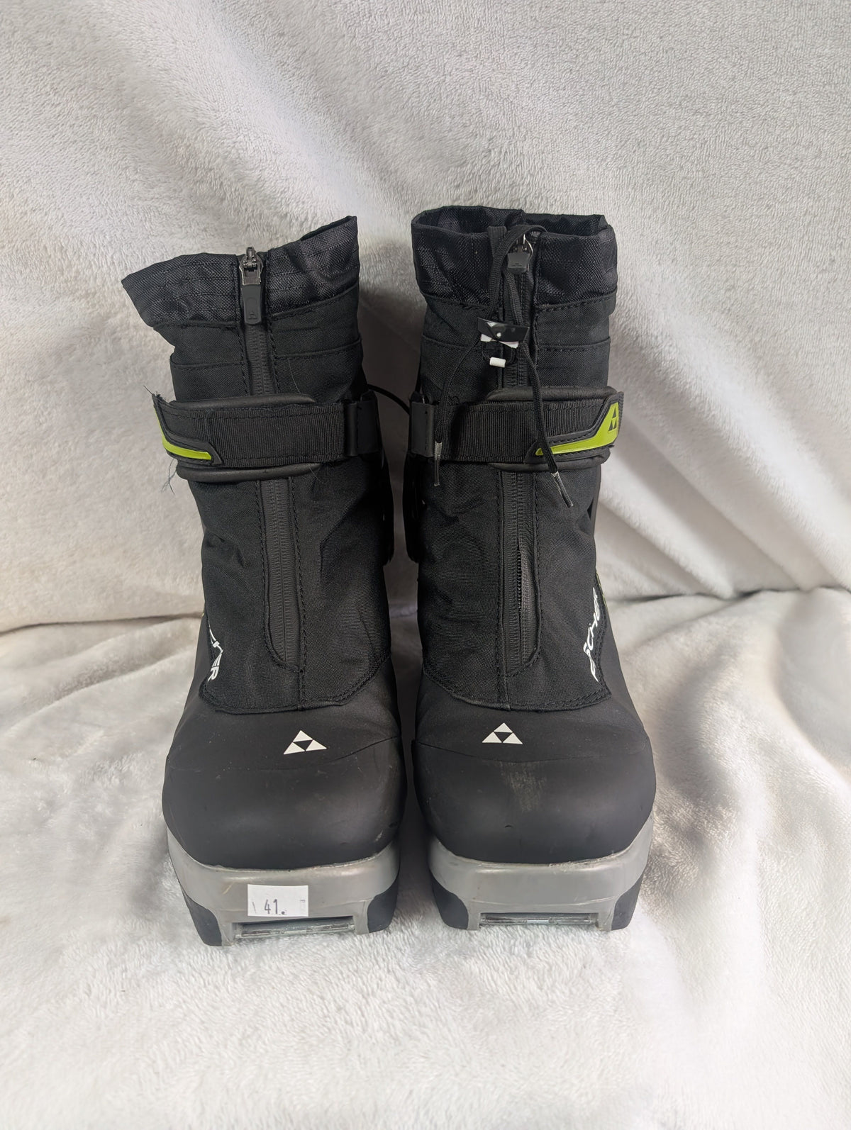 Fisher QTX NNN BC Cross Country XC Ski Boots Size 26.5 EU 41 Color Black Condition Used