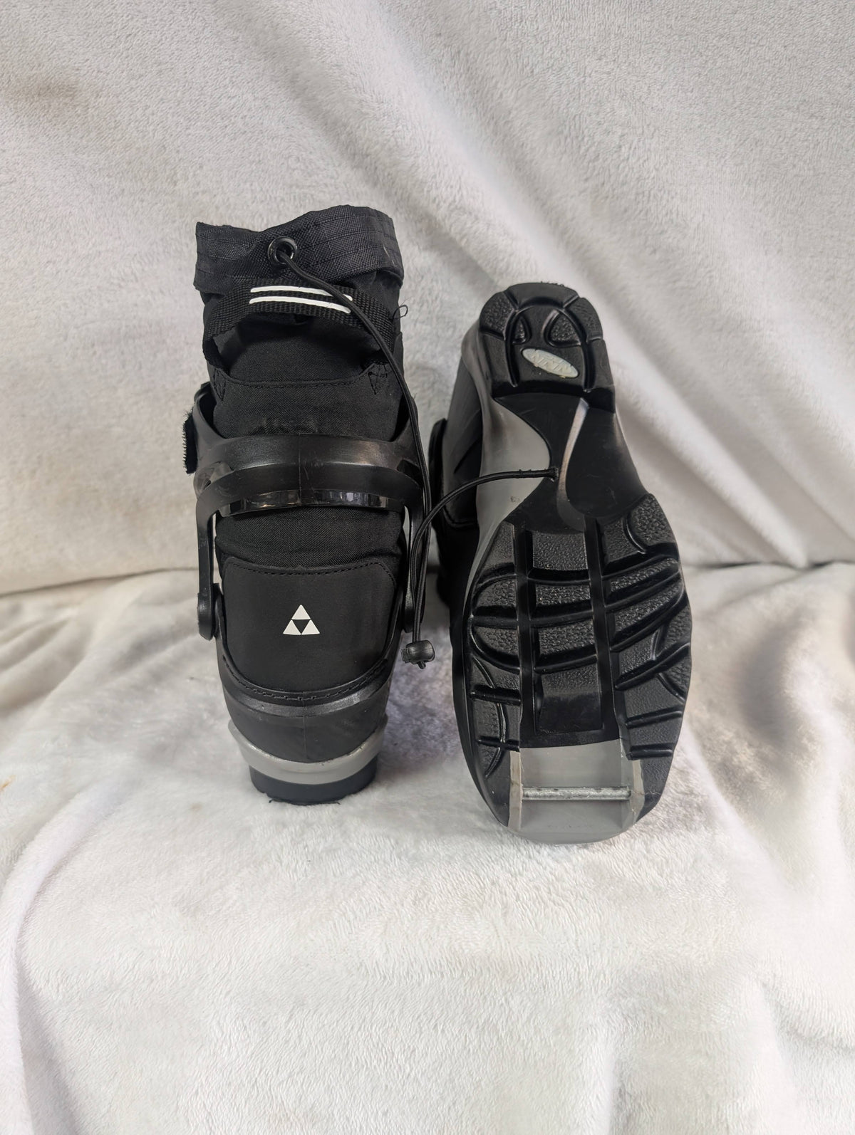 Fisher QTX NNN BC Cross Country XC Ski Boots Size 26.5 EU 41 Color Black Condition Used