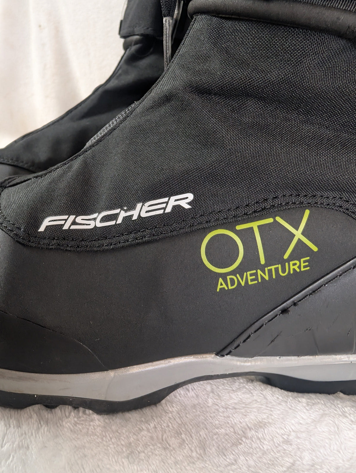 Fisher QTX NNN BC Cross Country XC Ski Boots Size 26.5 EU 41 Color Black Condition Used