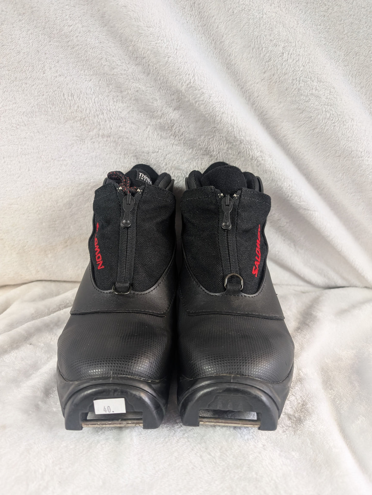 Salomon SNS BC (X-Adventure) XC Cross Country Ski Boots Size 40 Color Black Condition Used