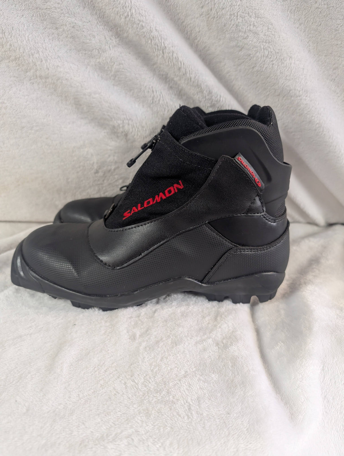 Salomon SNS BC (X-Adventure) XC Cross Country Ski Boots Size 40 Color Black Condition Used