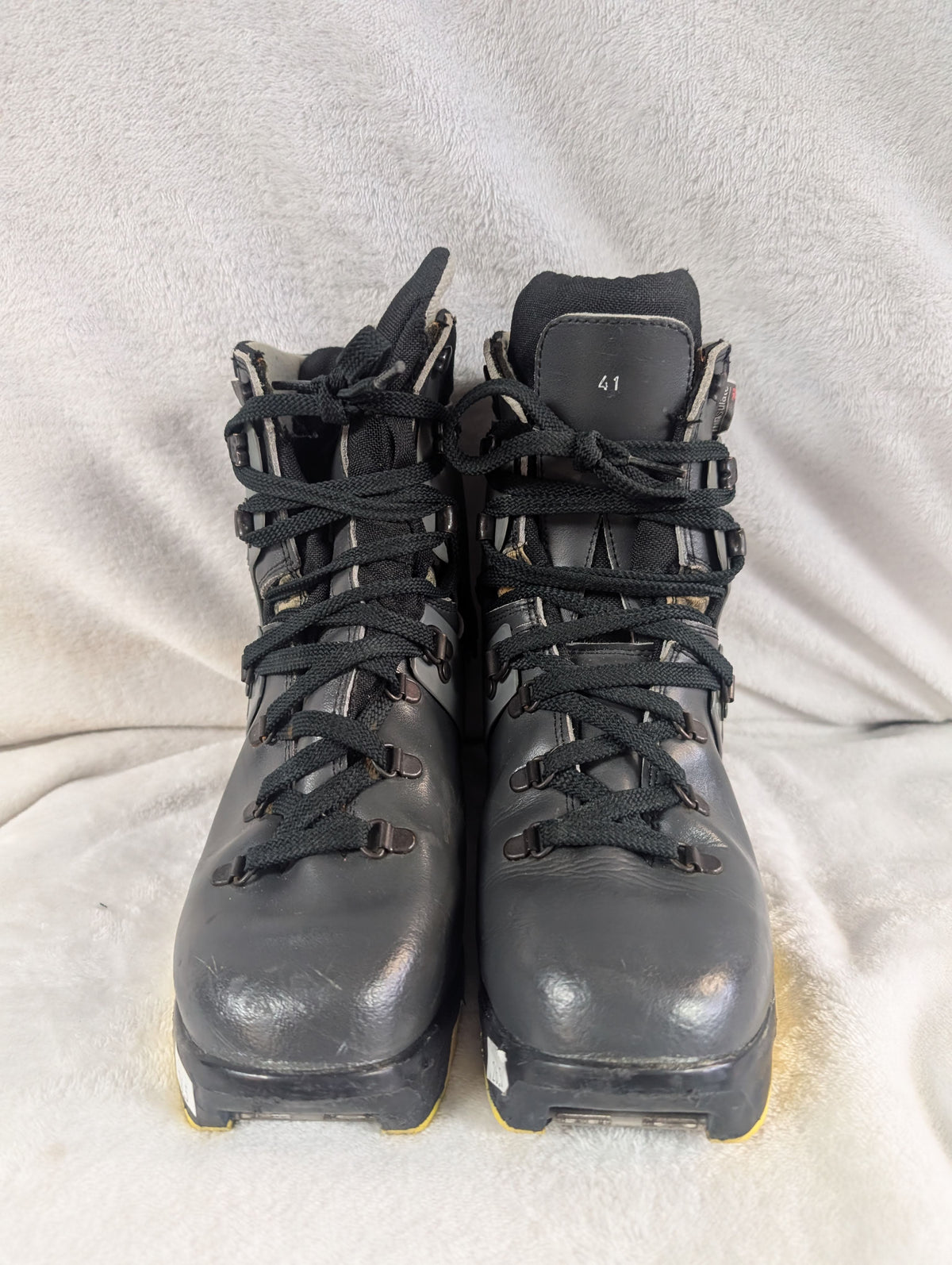 Alpina NNN BC Ski Boots Size 26.5 EU 41 Color Gray Condition Used XC