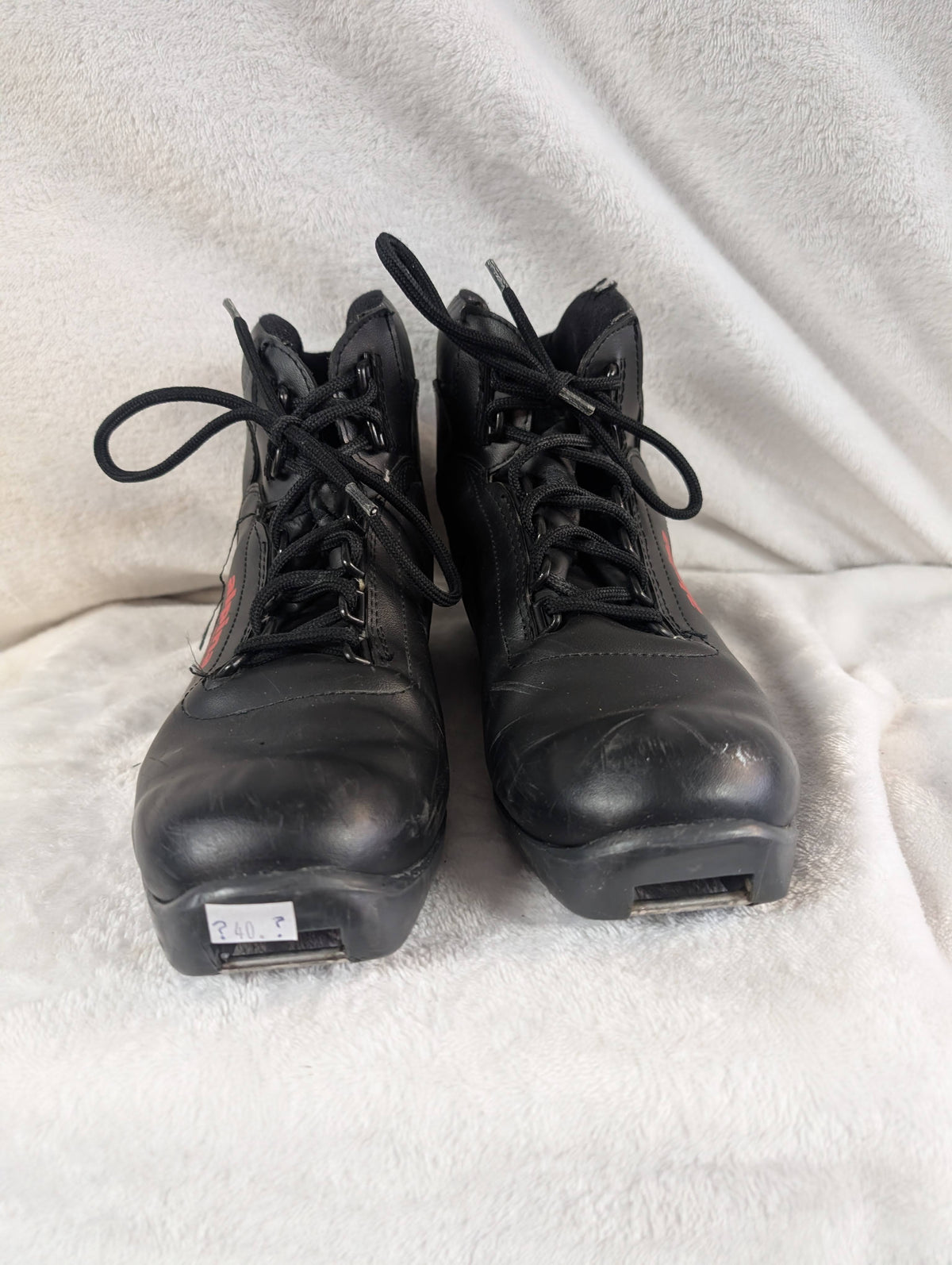 Alpina NNN 102 Ski Boots Size 40 Color Black Condition Used XC
