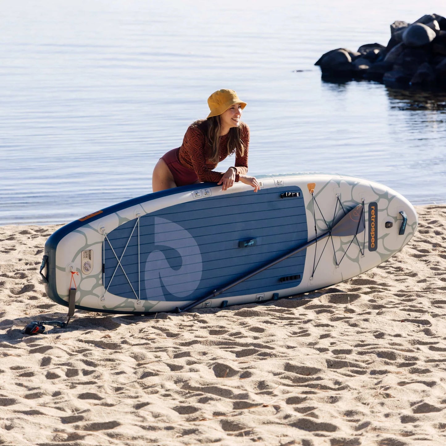 Inflatable Hybrid Paddleboard iSUP Weekender Plus 10' New Max 300 LB Stand Up