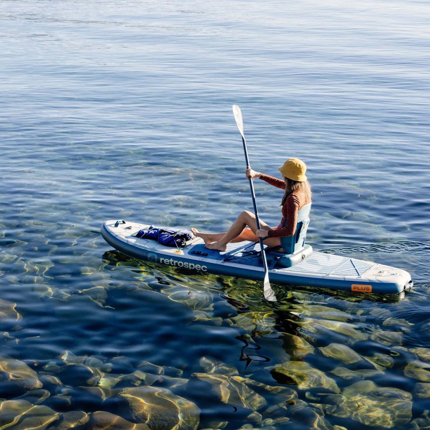 Inflatable Hybrid Paddleboard iSUP Weekender Plus 10' New Max 300 LB Stand Up