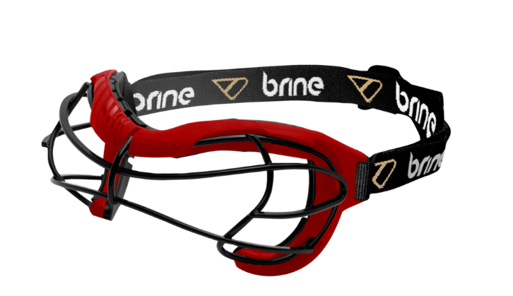 Brine Women's Halo Lacrosse Goggles, Red