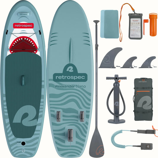 Inflatable Standup Paddleboard iSUP Weekender Nano 8 ft  140 LB New Paddle Board