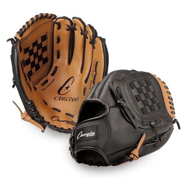 Champion 11.5 Inch LHT Baseball Mitt Glove New Black CBG700