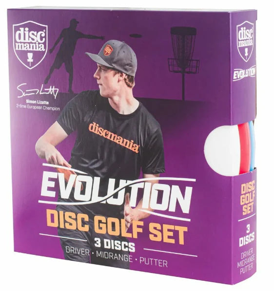 Disc Mania Evolution Disc Golf Set 3 Discs NEW