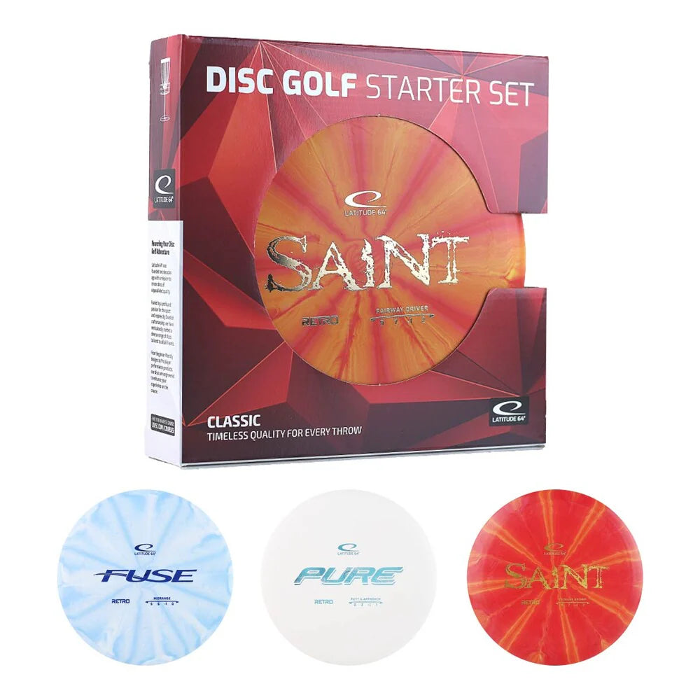 Latitude 64 Disc Golf Set 3 Discs New Classic Starter Set