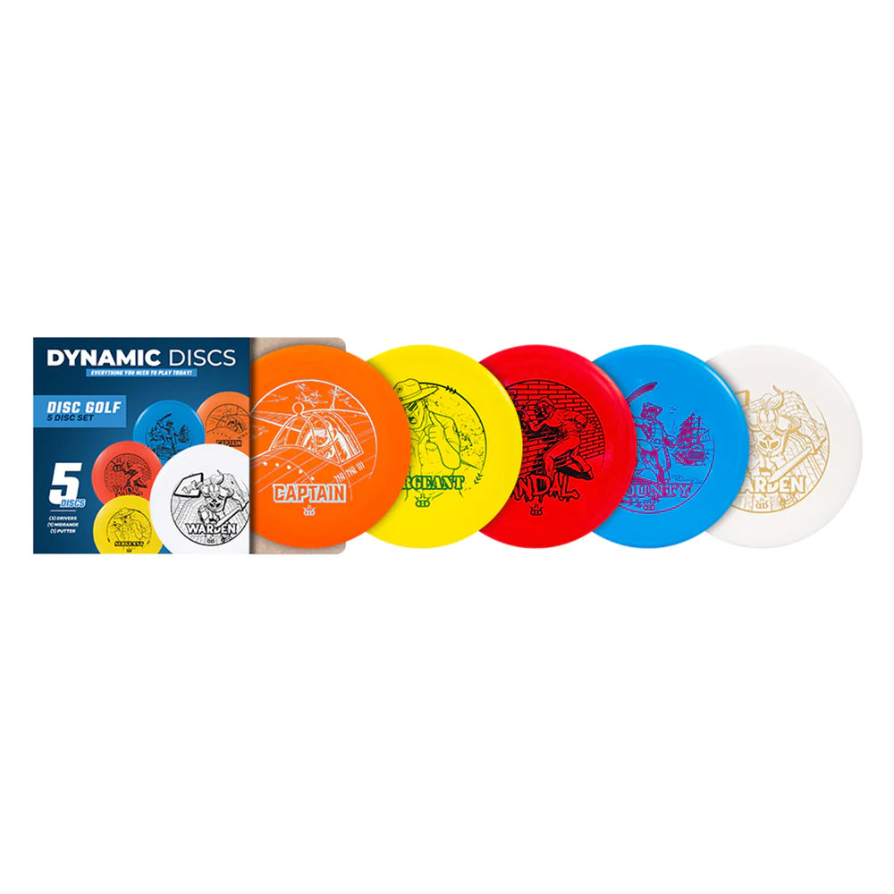Dynamic Discs Discs Golf 5 Disc Set NEW
