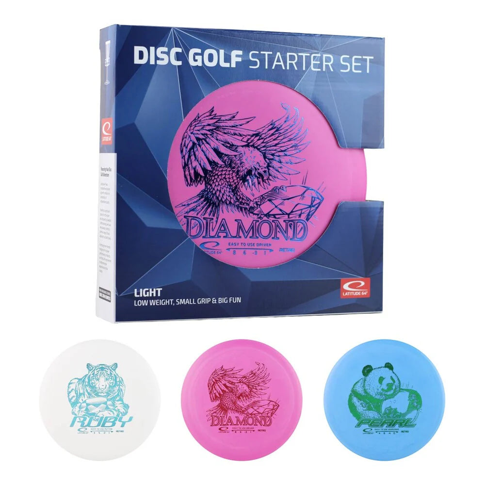 Latitude 64 Disc Golf Set 3 Discs New Light Starter Set
