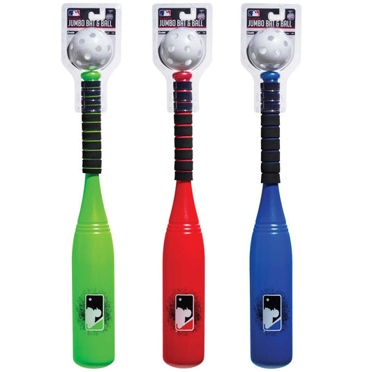 MLB® Jumbo Plastic Bat & Ball New Youth Pick Color