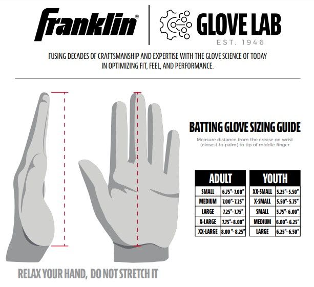 Franklin New Baseball Batting Gloves Black Camo Digitek Youth