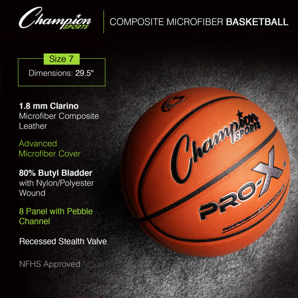 Champion Men's  Composite Microfiber Basketball New