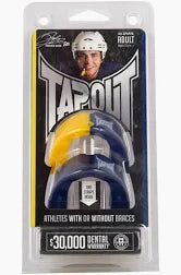Battle Tap Out Mouthguard 2-Pack Navy/Yellow and Navy Youth New