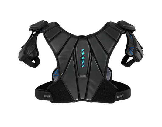 Warrior Lacrosse Shoulder Pads Evo Rise Black Size Youth YM-YL New