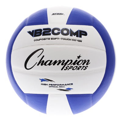 Champion Sports Vb2 Composite Volleyball Blue/White New