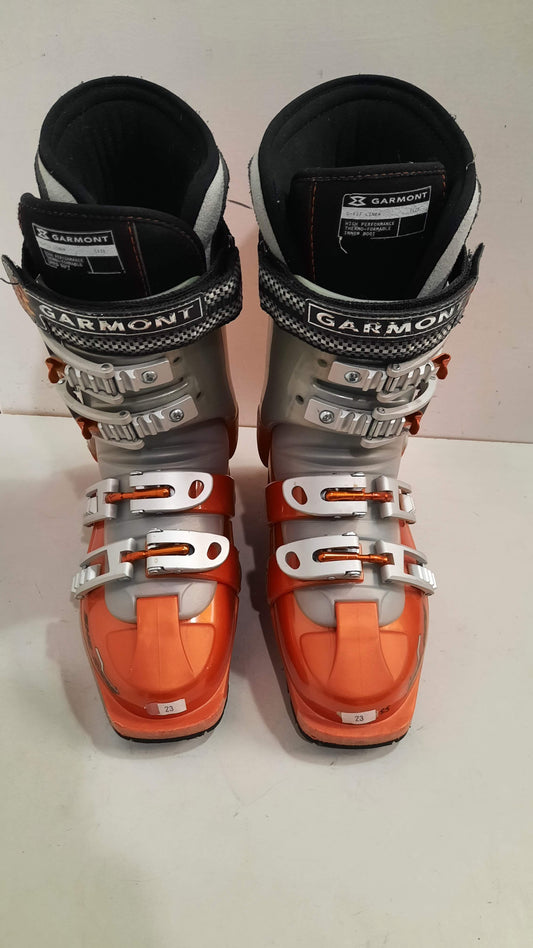 Garmont She-Ride XC AT Ski Boots 23 Orange Used Randonnée Skimo Touring