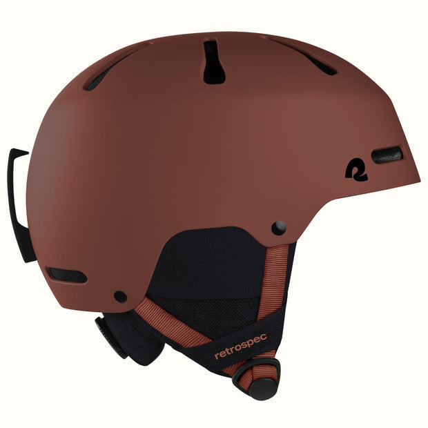 comstock ski & snowboard helmet Retrospec Comstock Ski & Snowboard Helmet | Color: Matte Burgundy