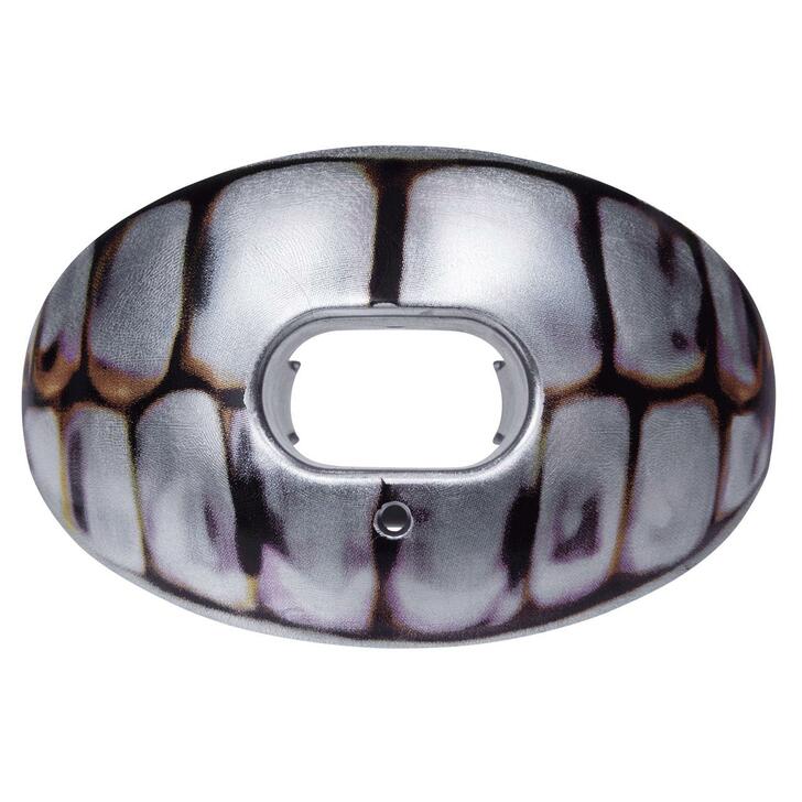 Battle Oxygen Mouthguard Limited Edition Grill Silver Chrome Teeth New