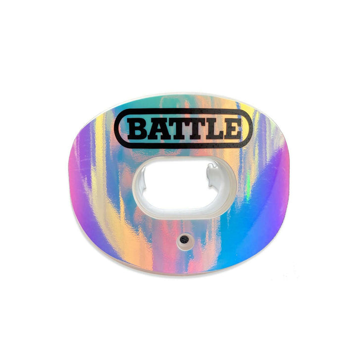 Battle Oxygen Mouthguard Iridescent Blue/Purple New Strap Included