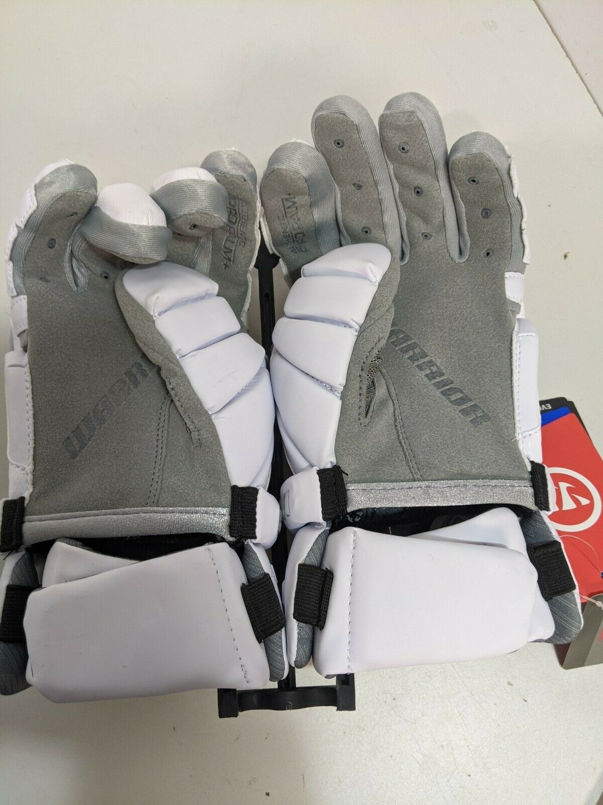 Warrior New Lacrosse Gloves Evo Pro Color White Sizes Small-Medium