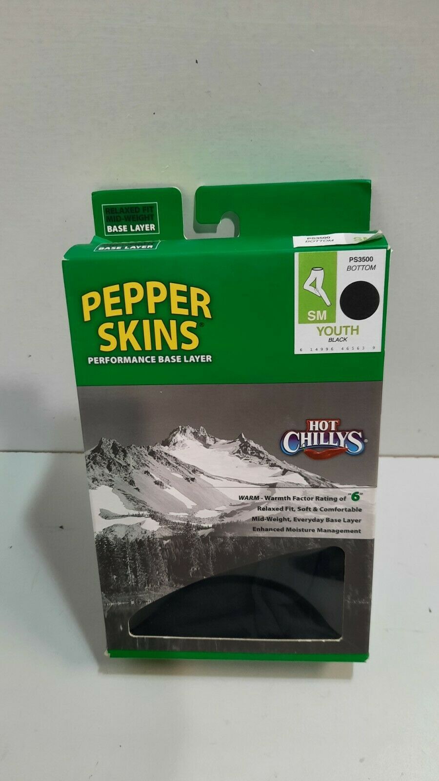 Hot Chillys Pepper Skins Performance Layer Size Youth Small Shirt Winterwear