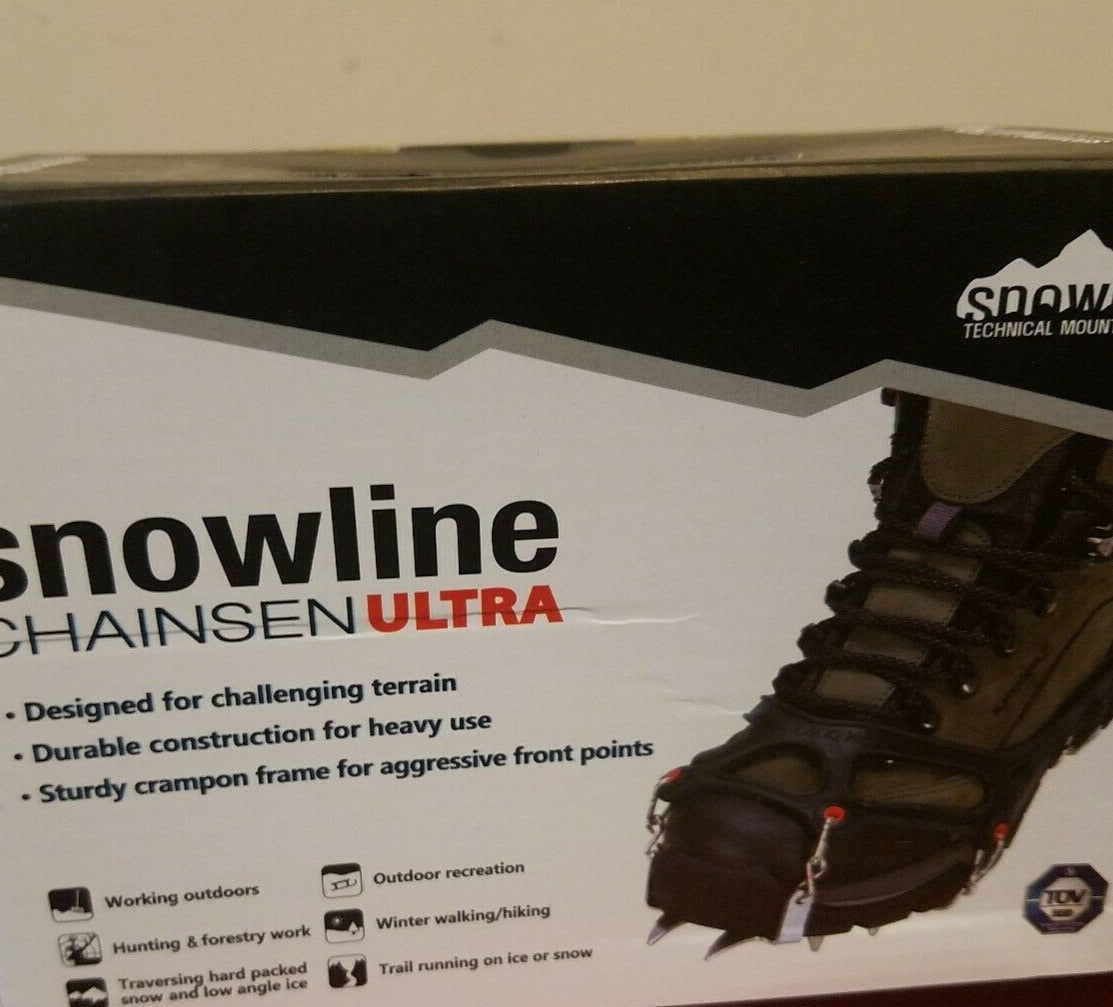 SnowLine Chainsen Ultra Shoe Spikes Ice Cleats Size S-XXL