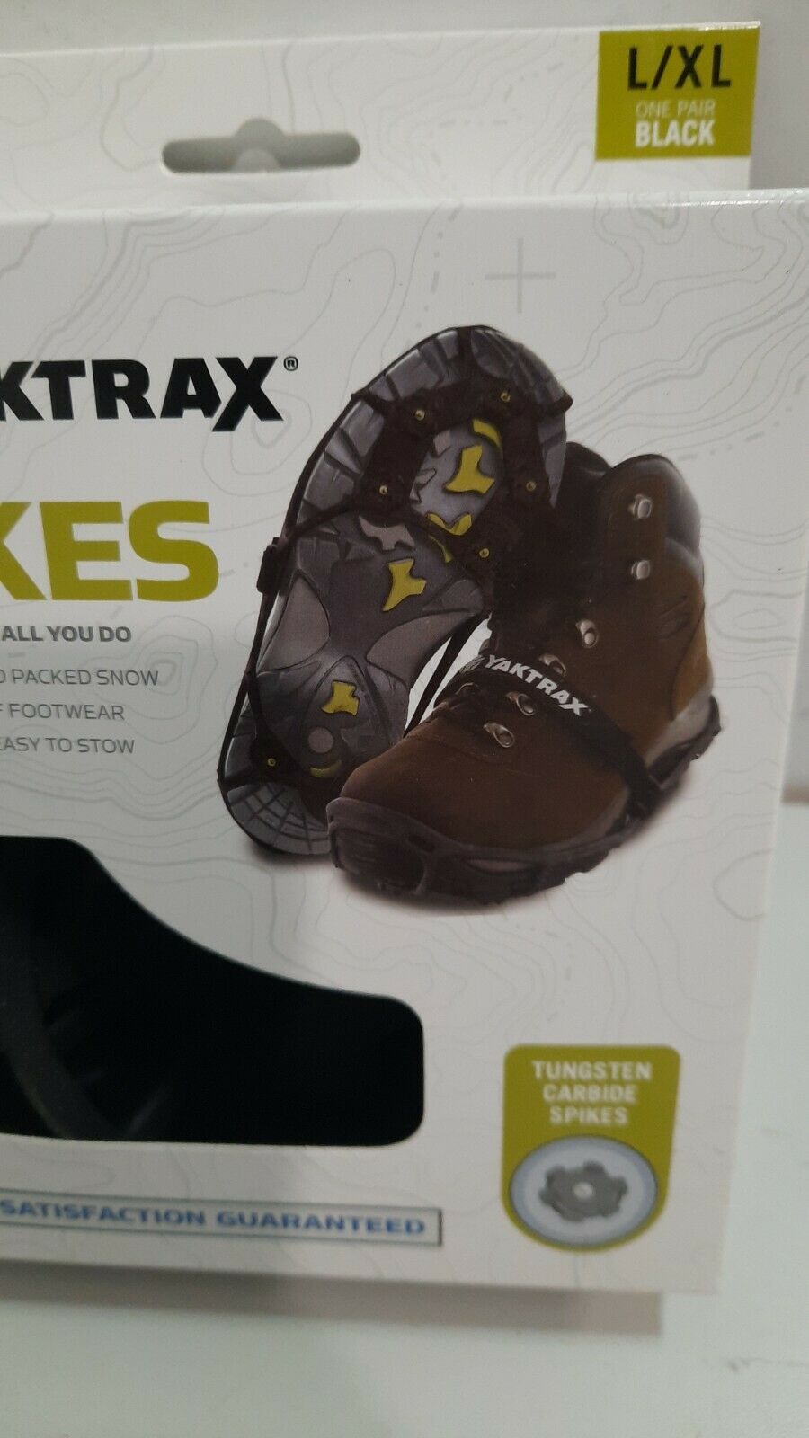 Yaktrax Spikes Ice Cleats Size L/XL