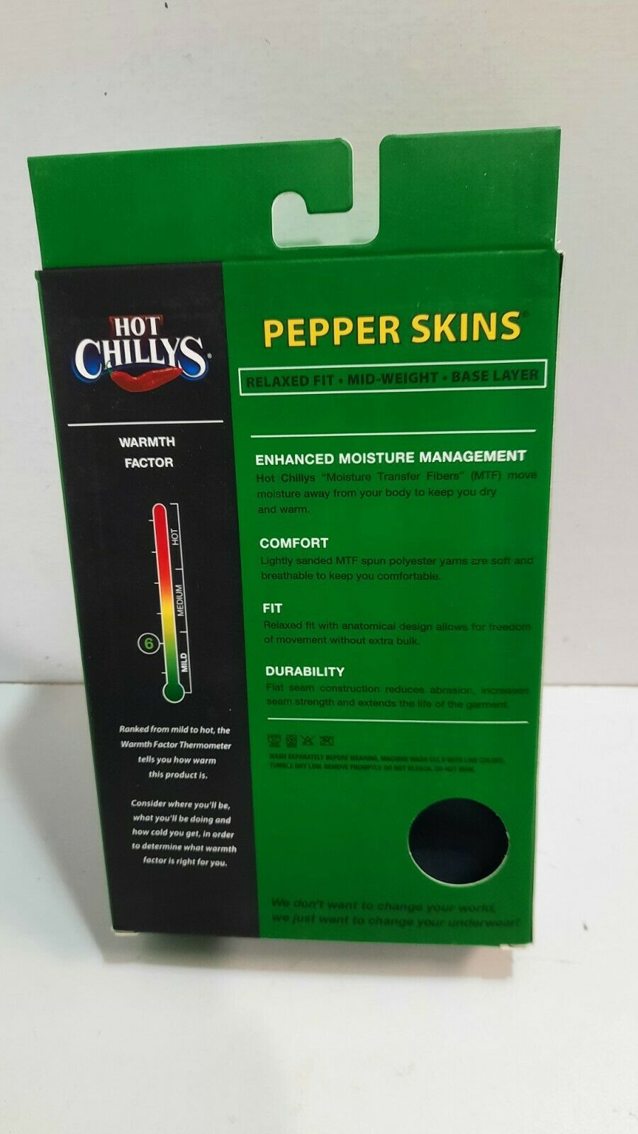 Hot Chillys Pepper Skins Performance Base Layer Size Youth Small Shirt Winterwear