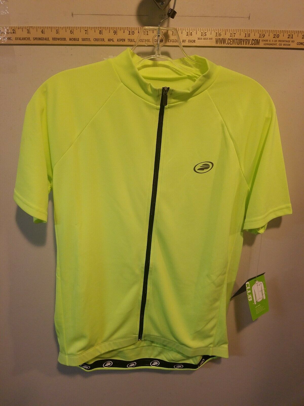 Performance Club Cycling Jersey Yellow New Clearance