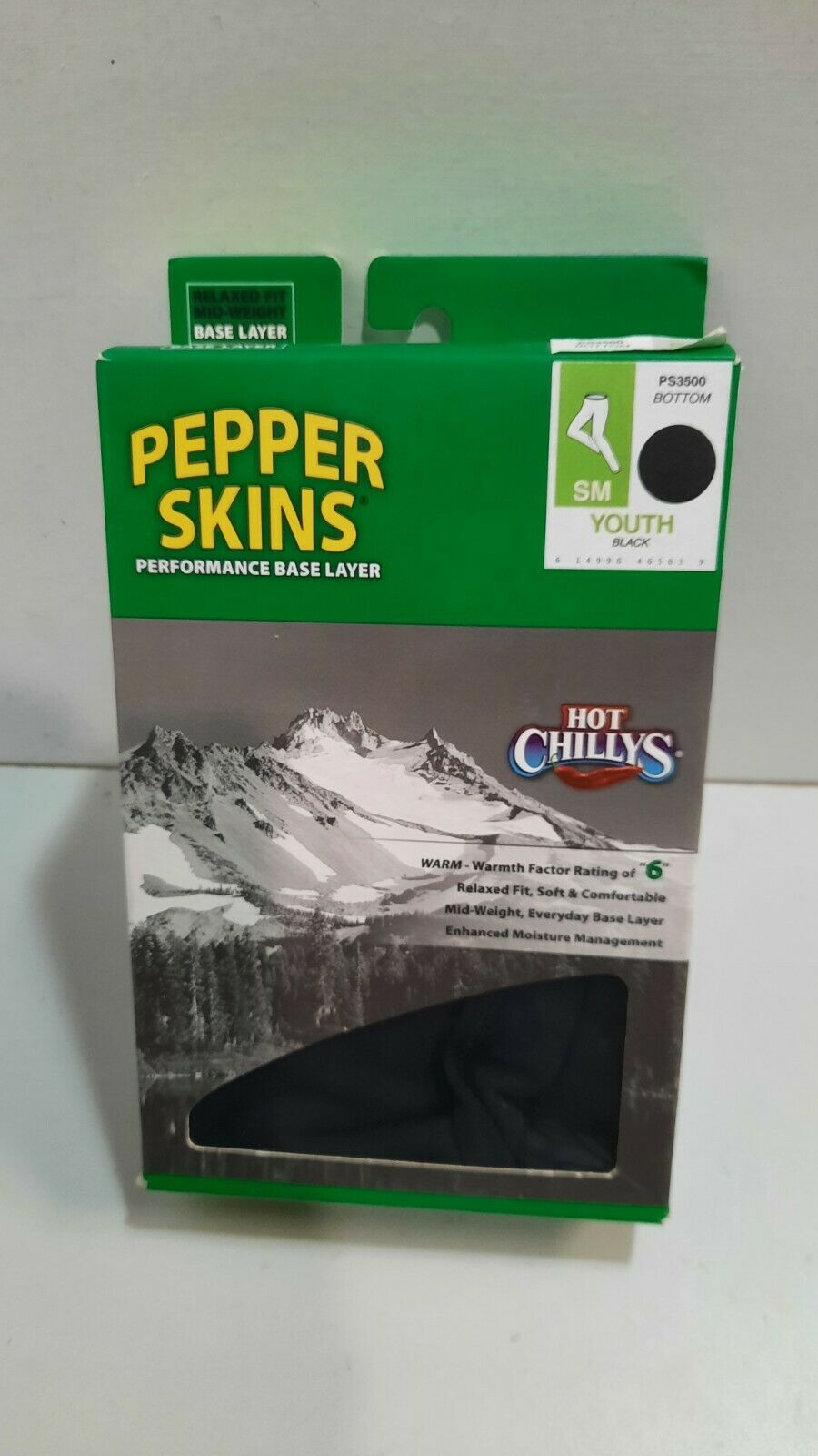 Hot Chillys Pepper Skins Performance Layer Size Youth Small Shirt Winterwear