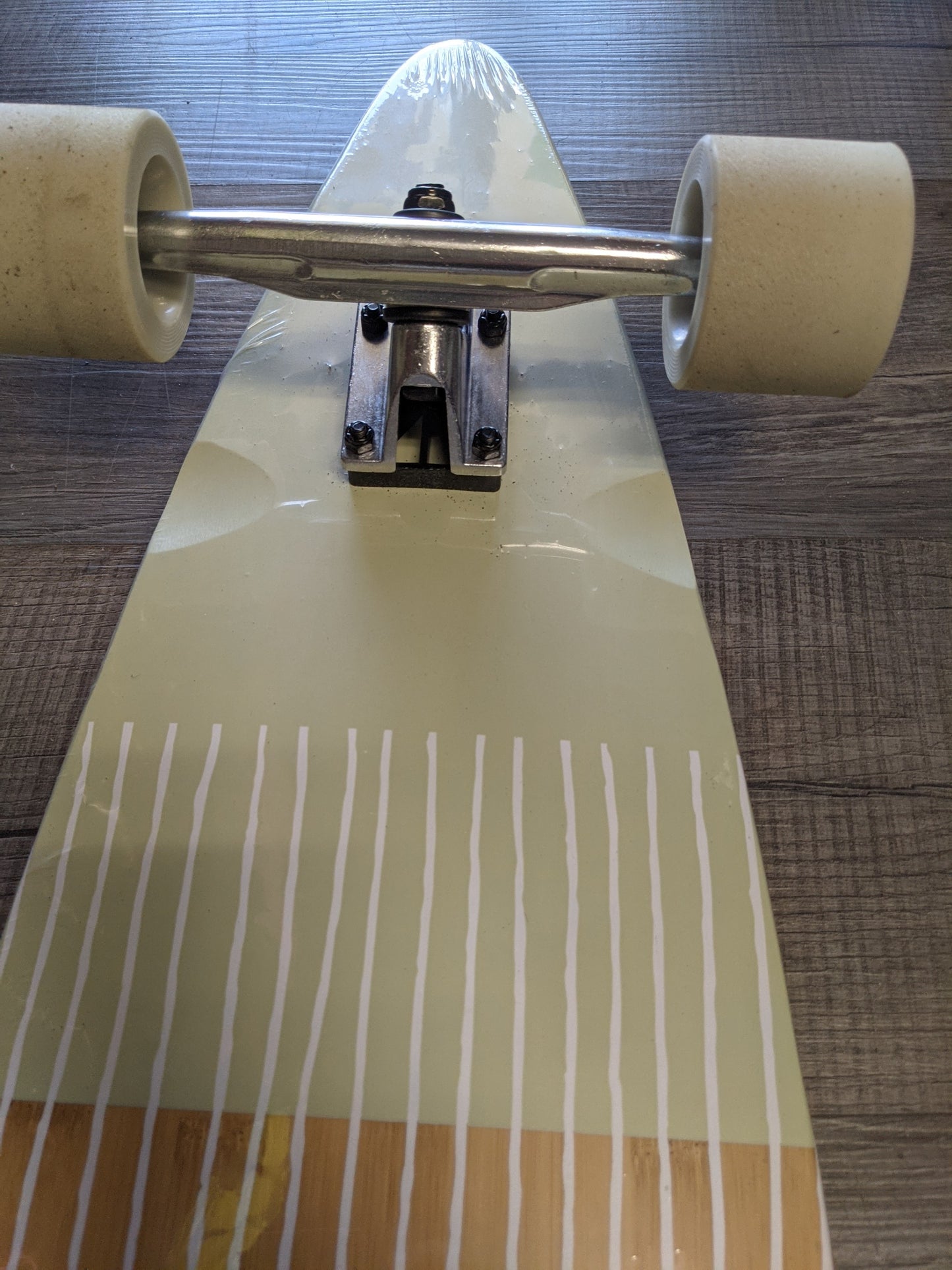 Retrospec New Zed Pintail Skateboard, Bn/Gn/Wt, Size: 41" Longboard