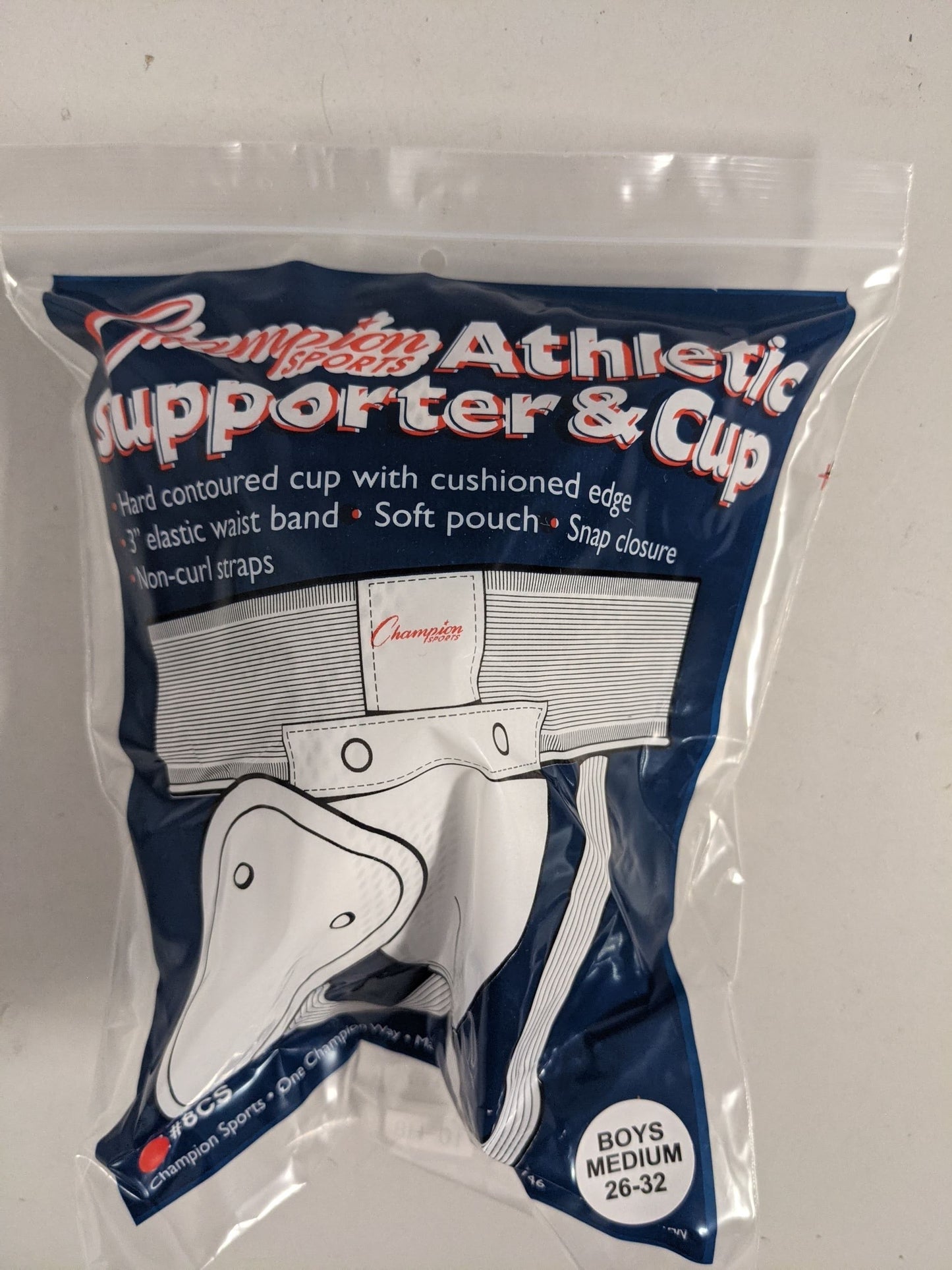 Champion Sports Athletic Supporter and Cup Size YM New