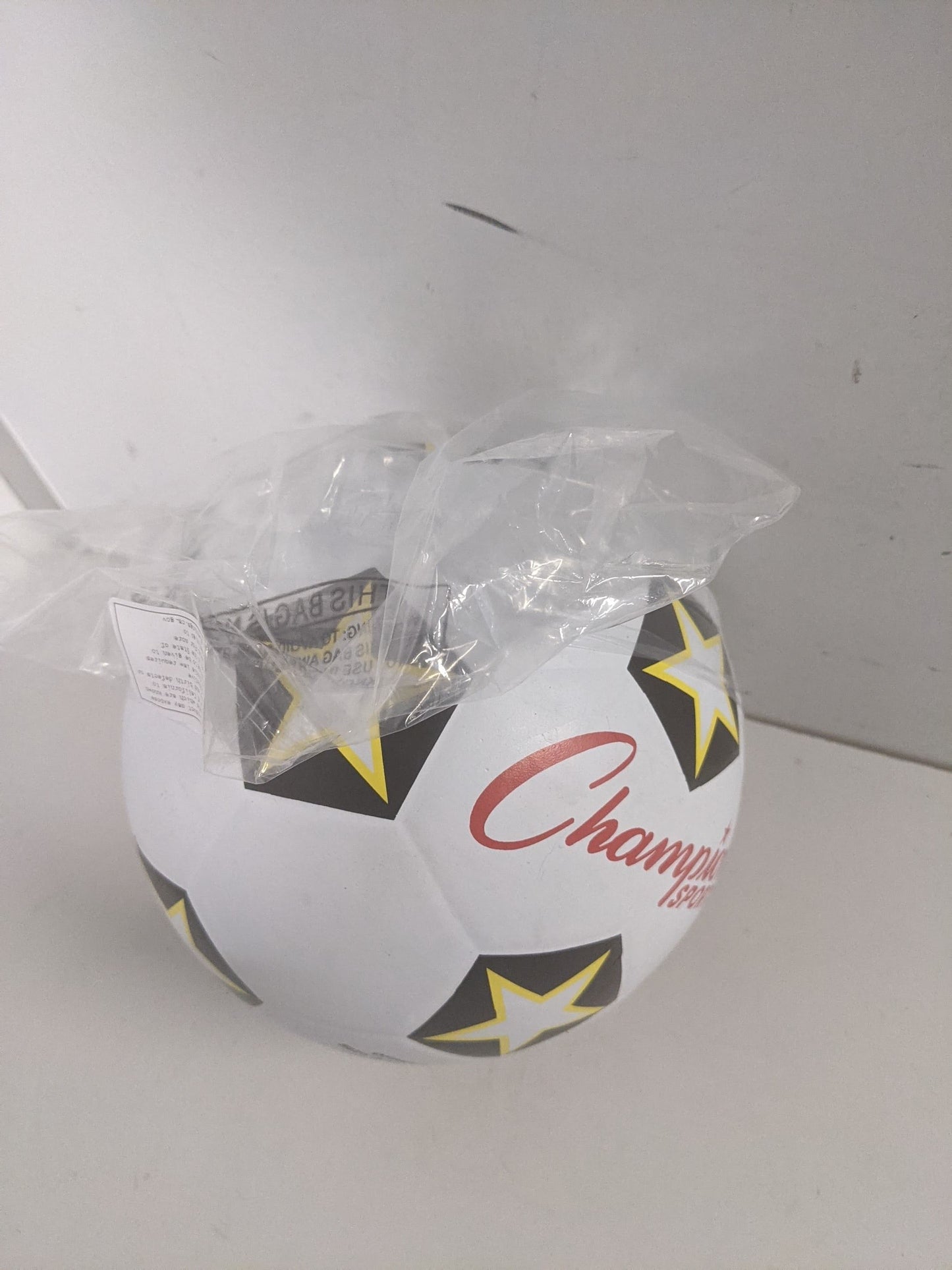 Champion Competition Soccer Ball Size 3 Black and White New