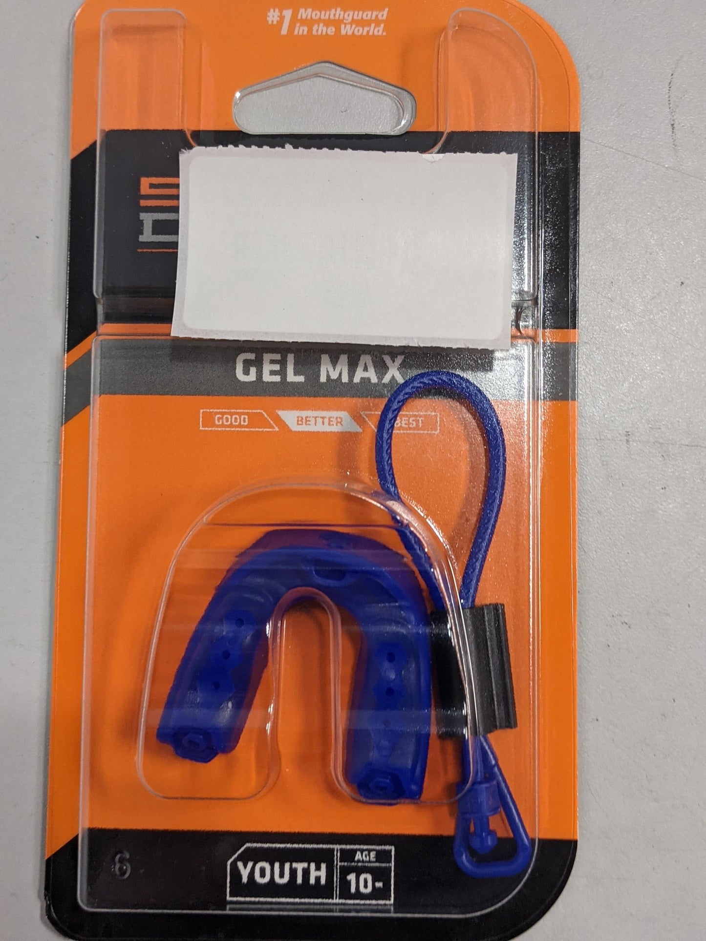 Shock Doctor Gel Max Mouthguard Size 10 - Blue Condition NEW
